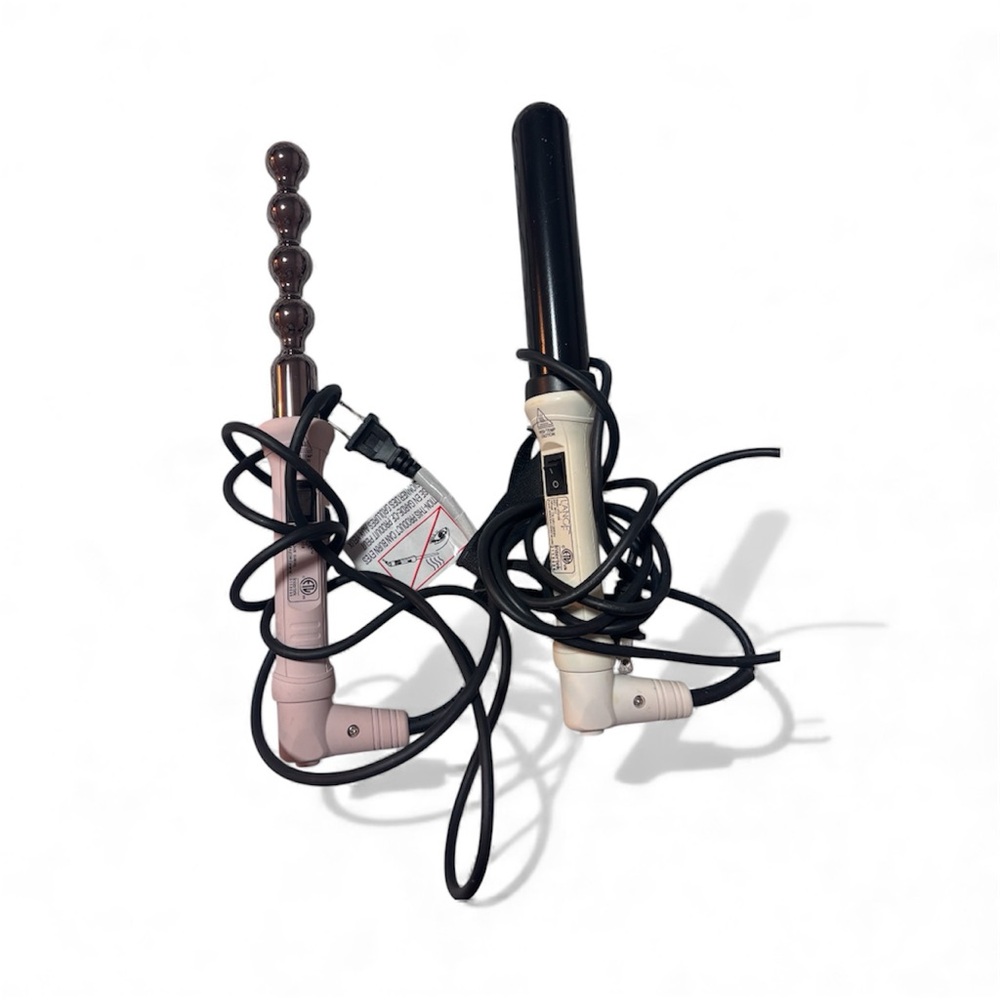 L'ANGE Pro Hair Wand Bundle: Bubble Wand & 1.25" Ondulé/Le Curl